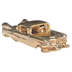 Vintage 14K Gold Midcentury Cadillac Charm/Pendant 