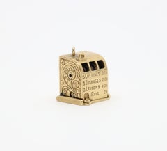 14K Gold Movable Slot Machine Charm