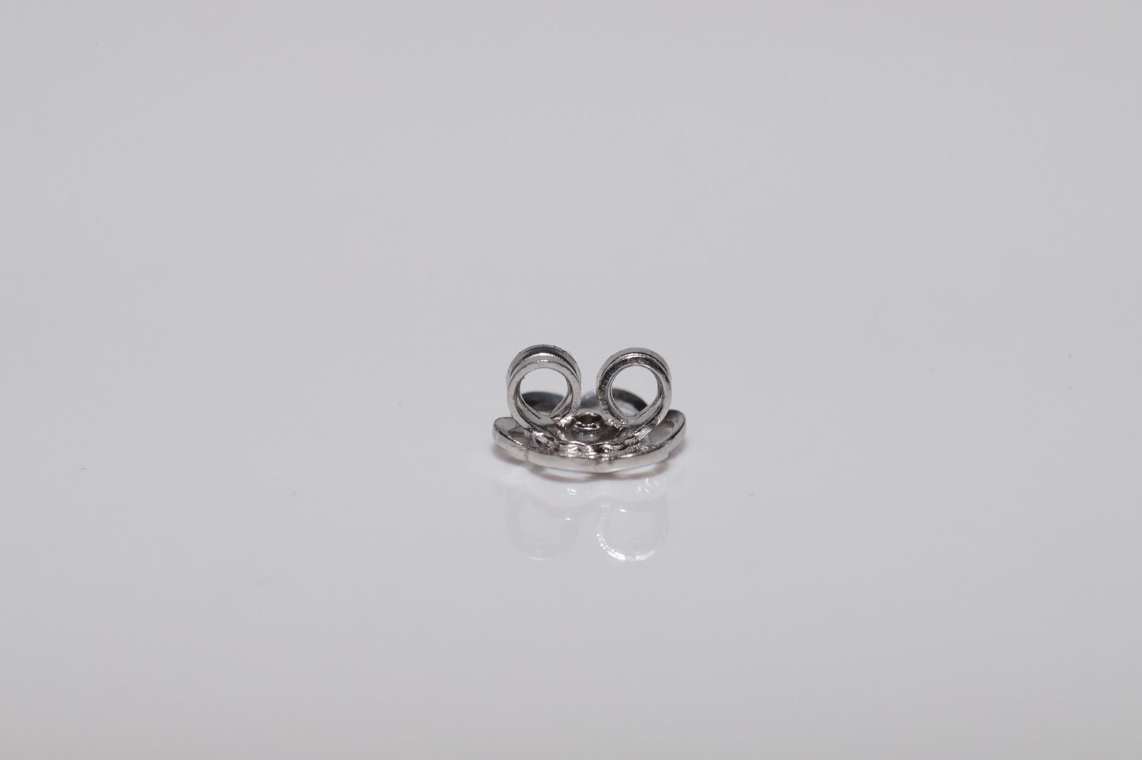 14k Gold Natural Diamond And Sapphire Decorated Drop Earring For Sale 5