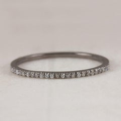 14k Gold Natural Pave Diamond Ring Half Eternity Wedding Band Beautiful Gift.