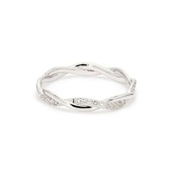 14k Gold Natural Pave Diamond Ring Unique Anniversary Ring Minimalist Ring Gift