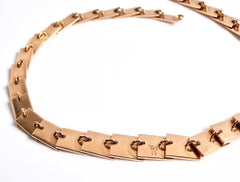 14 Karat Gold Necklace Designed by Bent Knudsen, Denmark