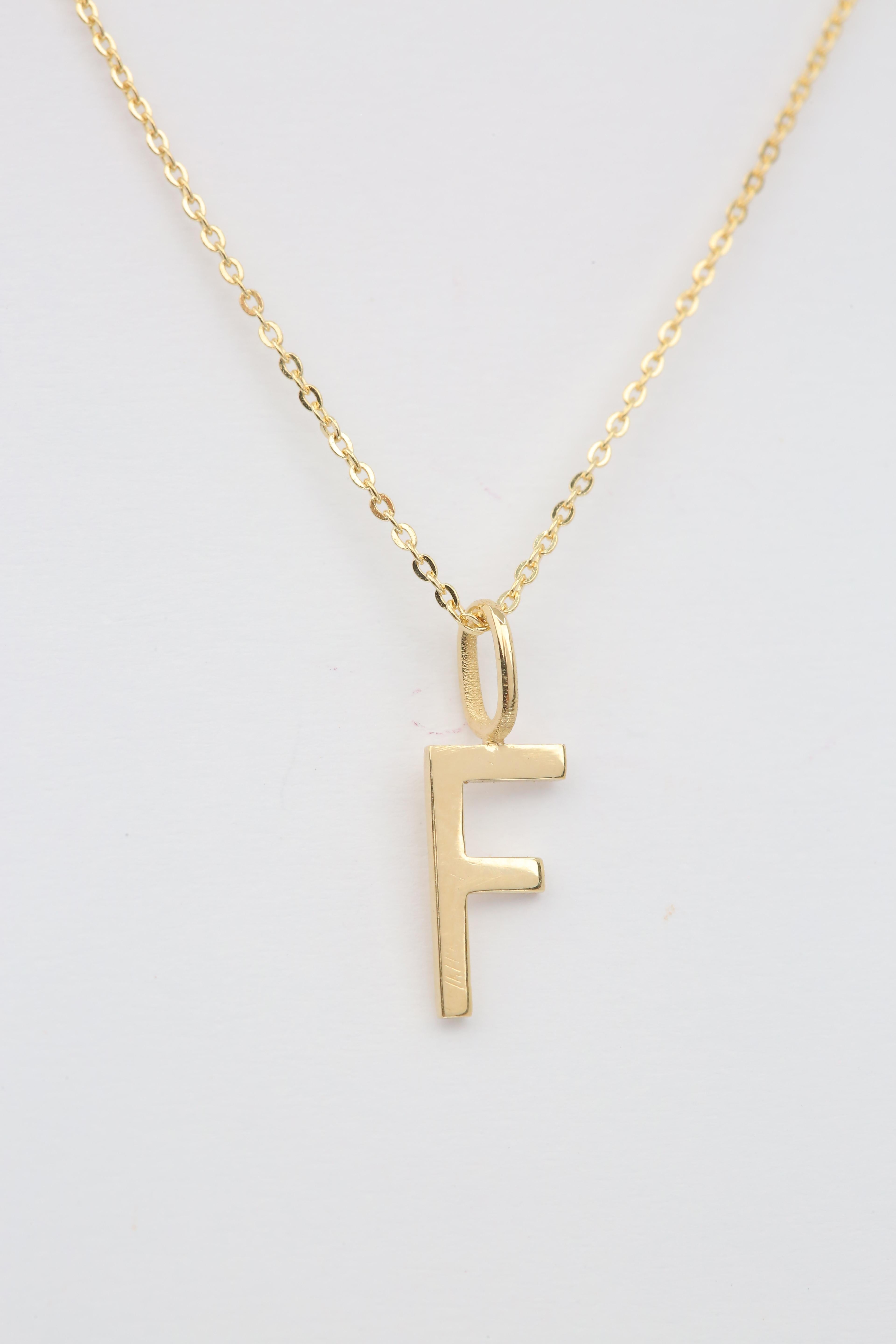 14K Gold Necklaces, 14K Gold Letter Necklace, Letter Necklace Models, F Letter Gold Necklace

◊ Gift Necklace Models, Daily Necklaces, Letter Jewelry, Gold Necklaces, Rose Gold Necklace, White Gold Necklace,Letter Necklaces, Name Necklaces, Initial