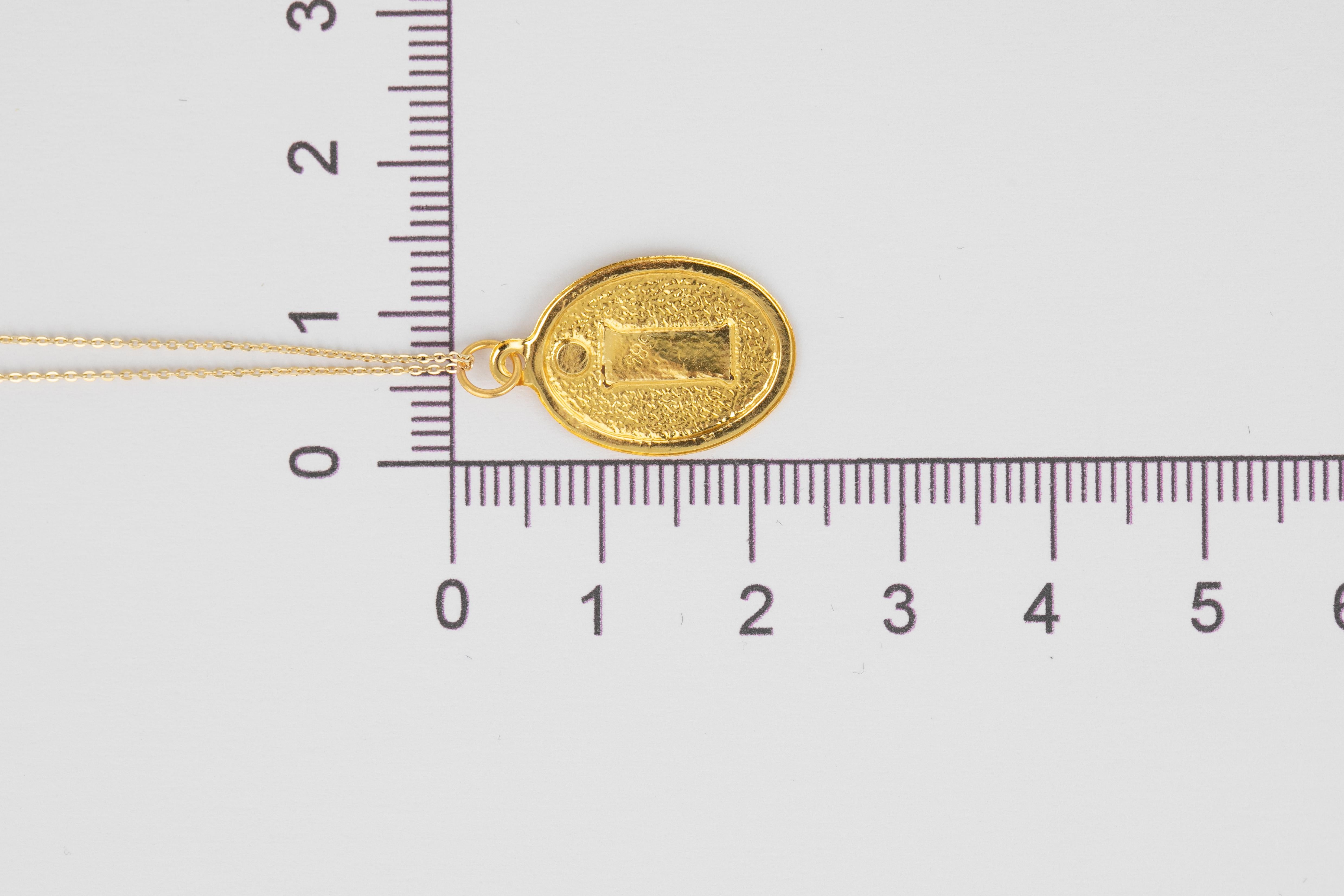 14k gold letter pendants