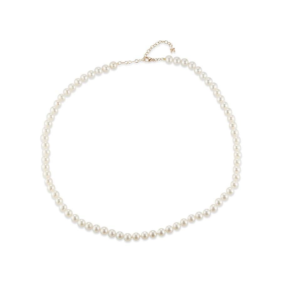gold pearl anklet
