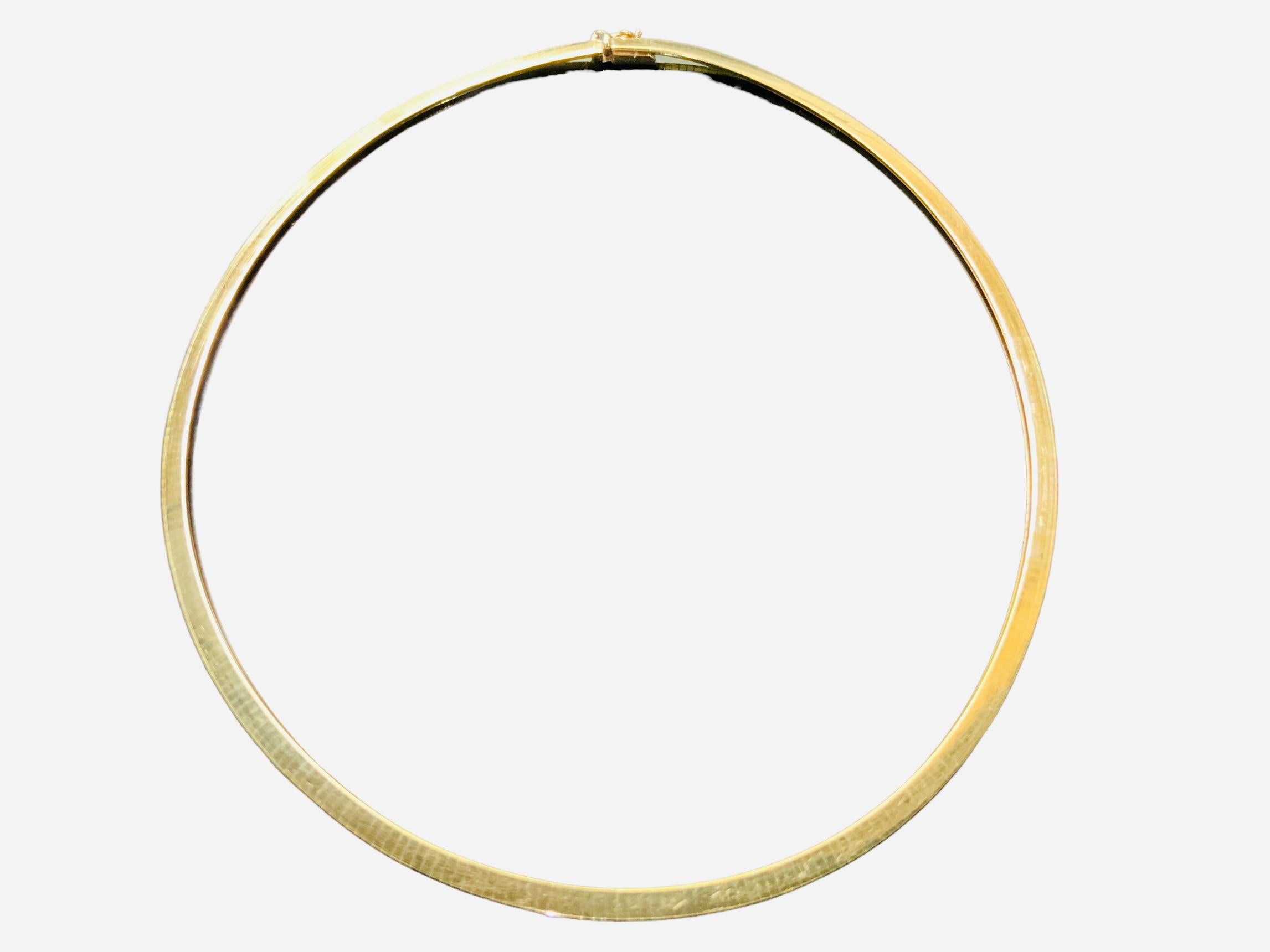 da uomo o donna Collana A Link Omega in oro 14K in vendita
