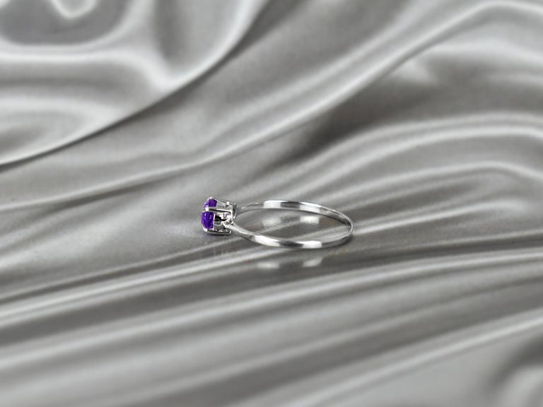 Customizable 14k Gold Oval Gemstone 5.2x7 mm Oval Gemstone Ring Oval ...