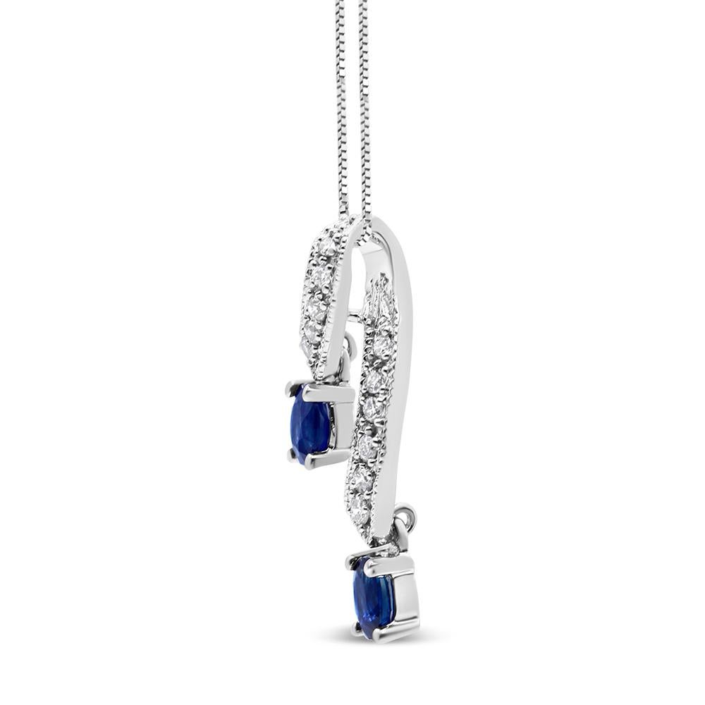 natural blue diamond necklace
