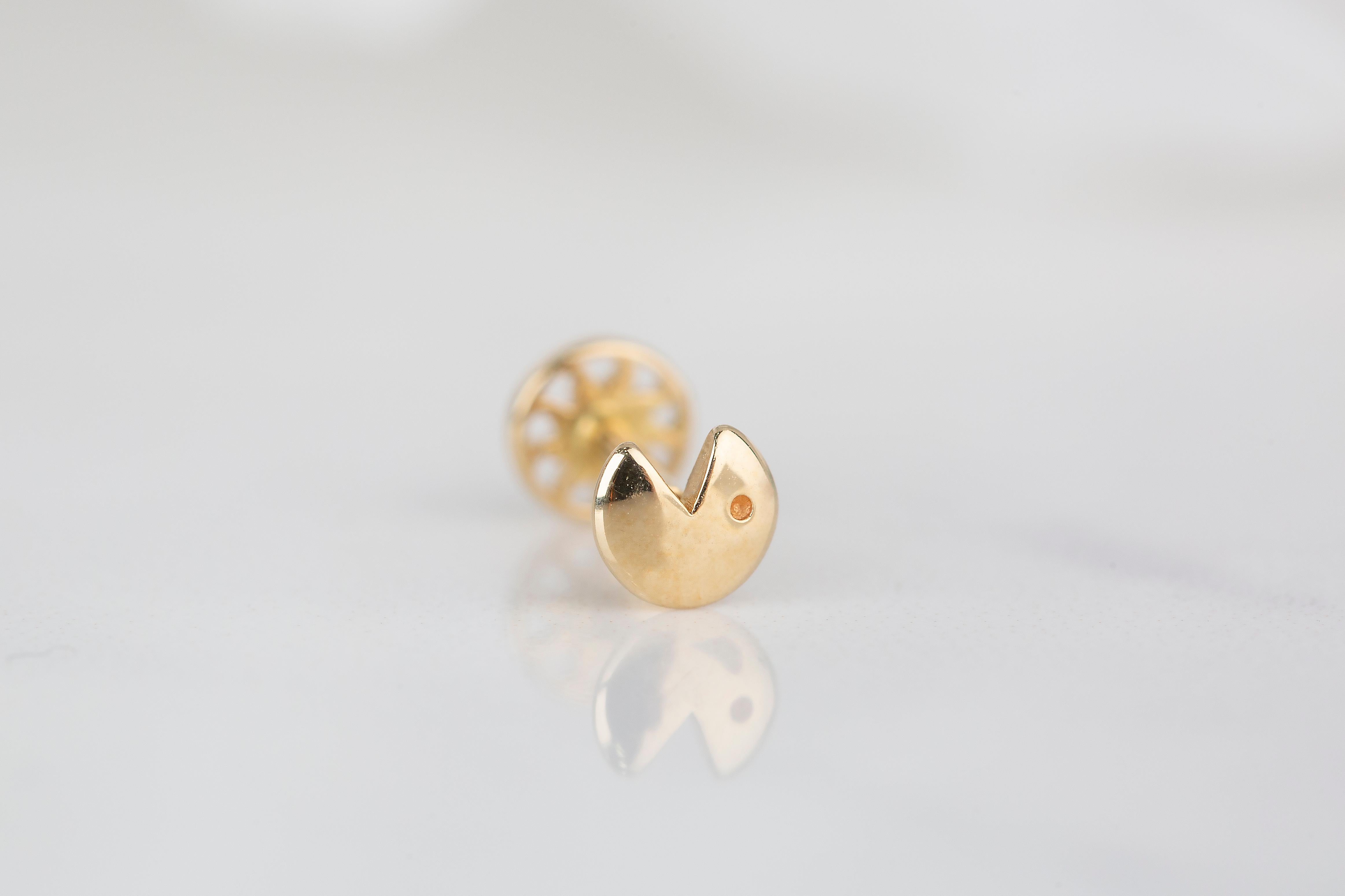 pac man earrings