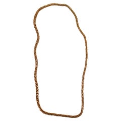 14k Gold Plated Rope Chain Necklace