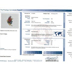 14k Gold & Platinum Brooch w/ 19.86ct Carved Burmese Ruby, Sapphire & Diamond