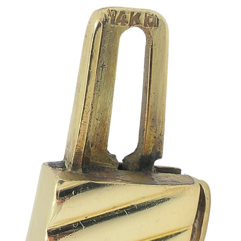 Bracciale Vintage By a coste in oro 14k in vendita 3