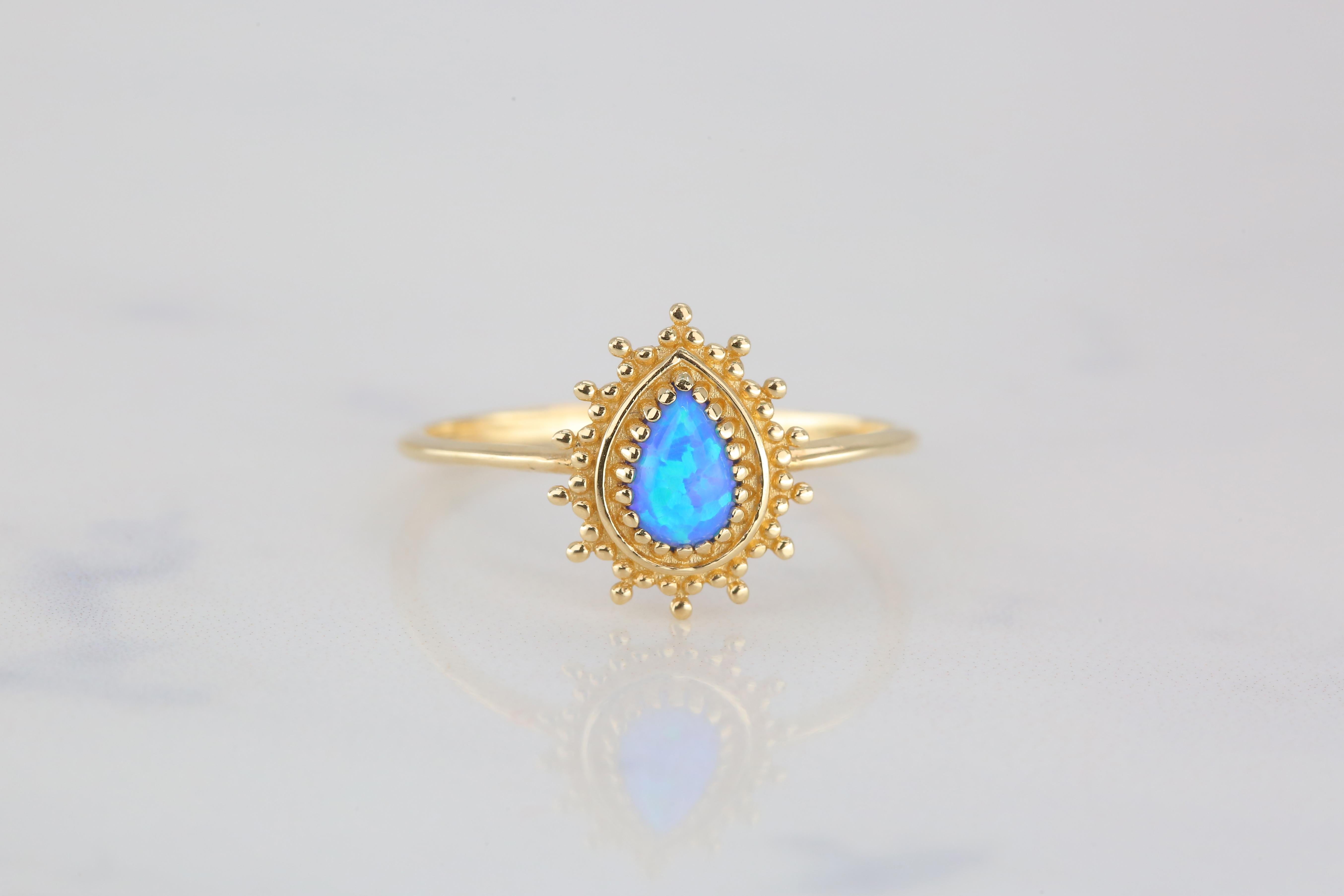 For Sale:  14k Gold Ring, Daily Gold Jewelry, Gift Rings, Combined Ring, Stone Ring 3