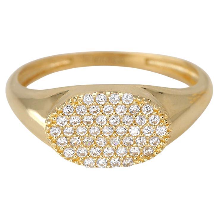 For Sale:  14k Gold Ring, Daily Gold Jewelry, Gift Rings, Combined Ring, Stone Ring