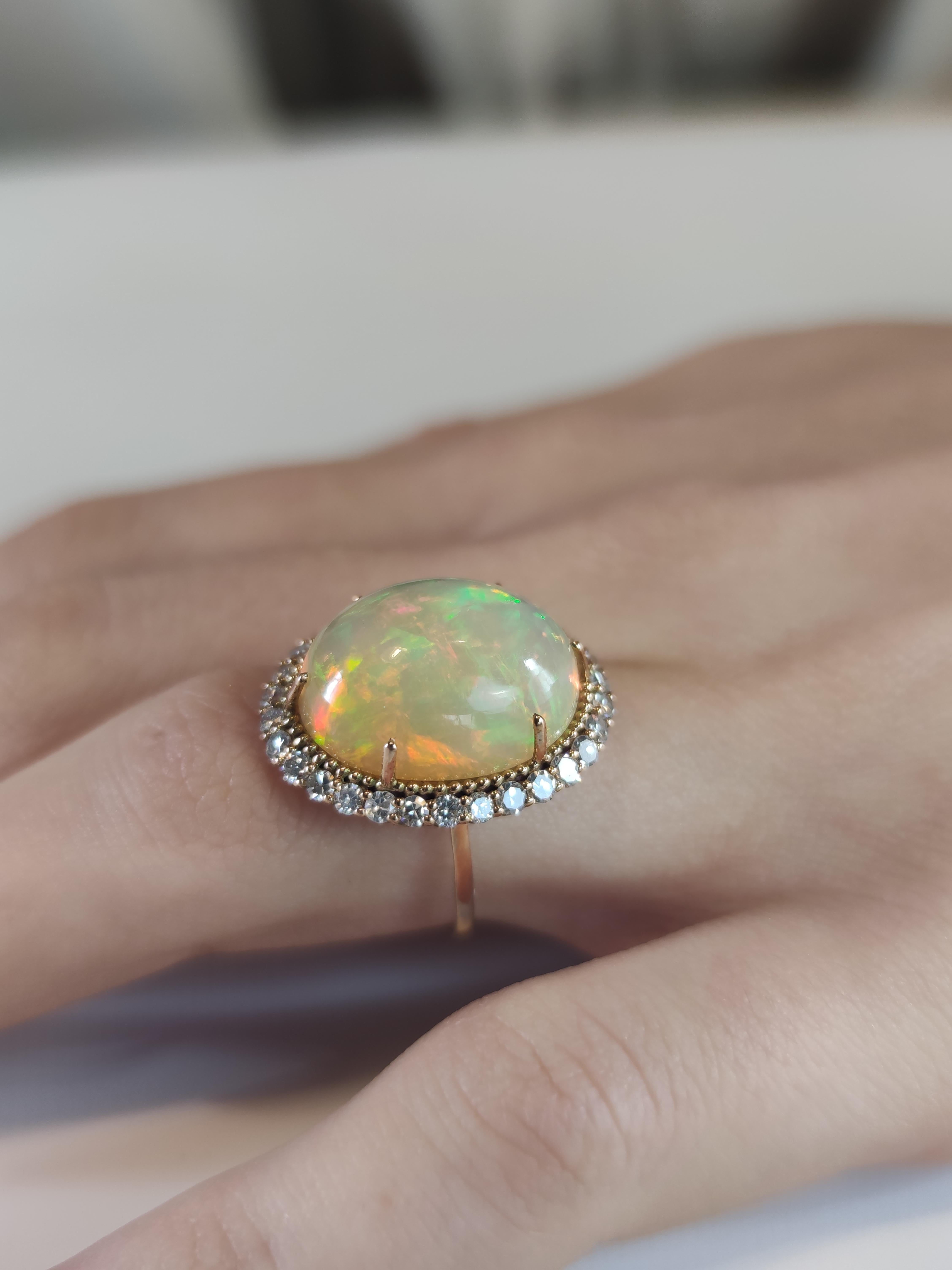 genuine opal rings