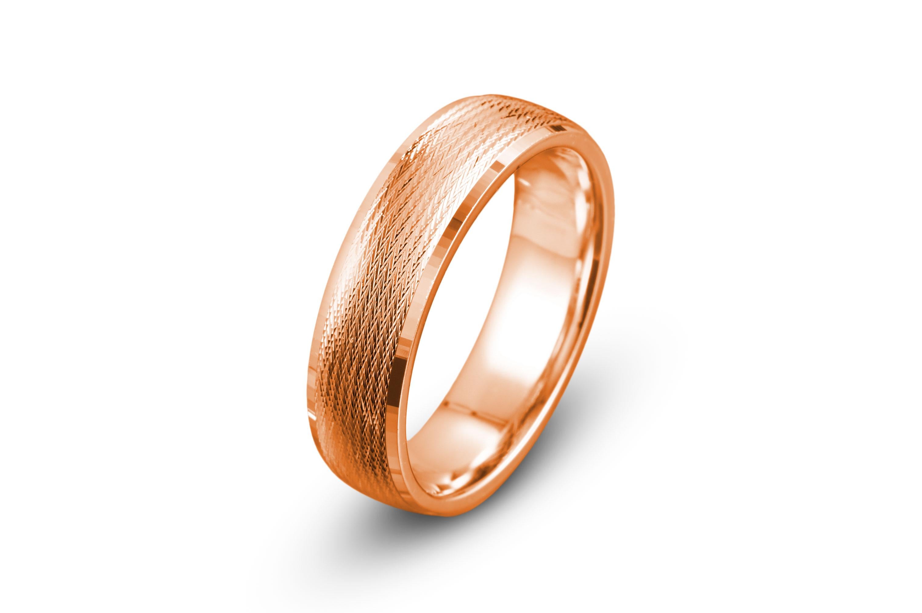 For Sale:  14K Gold Ring, Mens Wedding Band 5