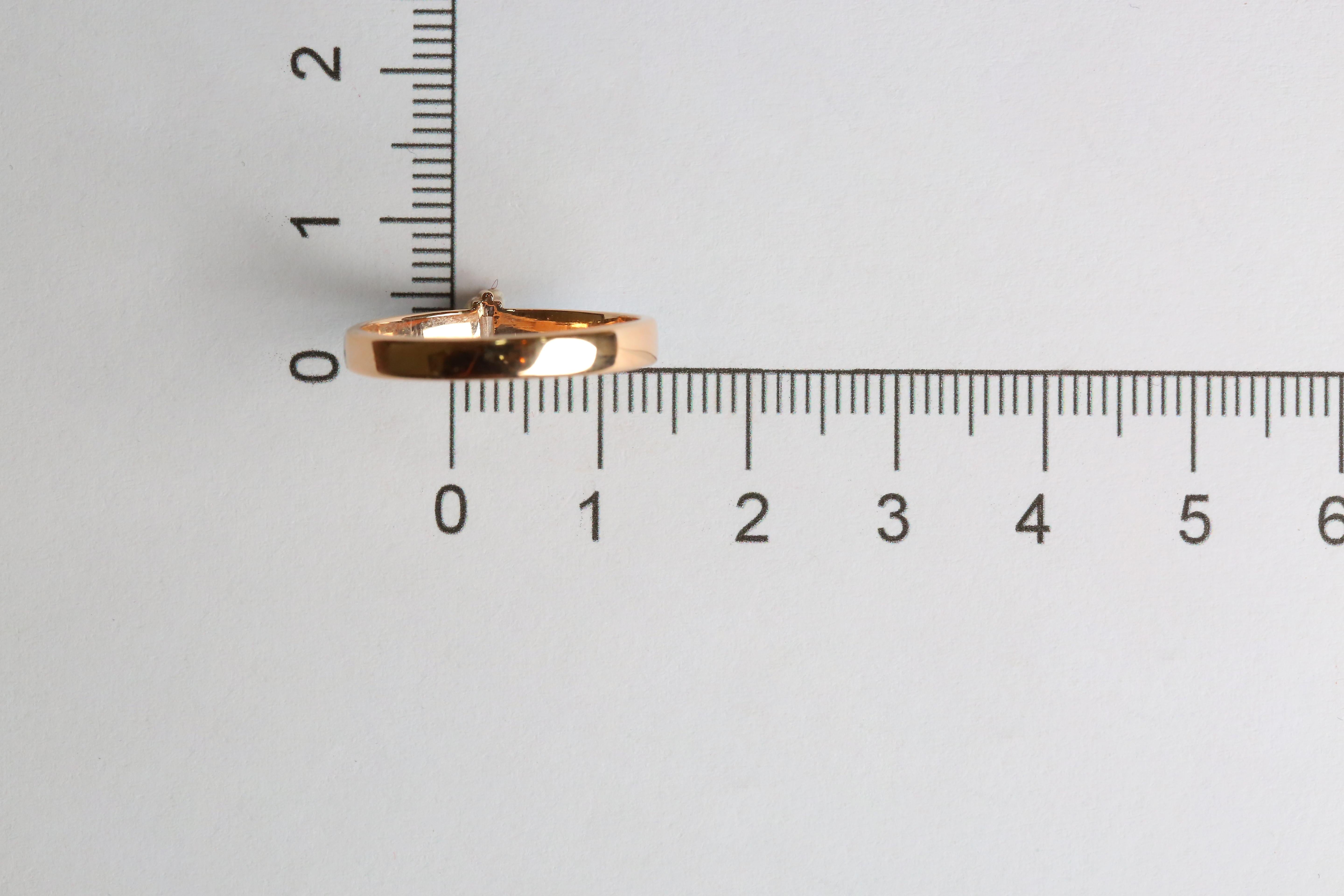 14k Gold Ringmodelle, Daily Ring, Emaille-Ring, Baguette-Steinring, kombinierbarer R () 8