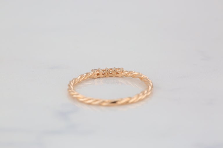 Customizable 14k Gold Ring Models, Daily Rings, Twisted Ring ...