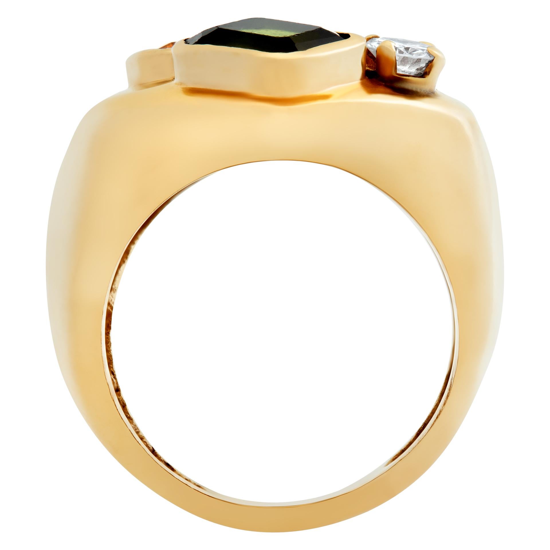 semi precious stones engagement rings