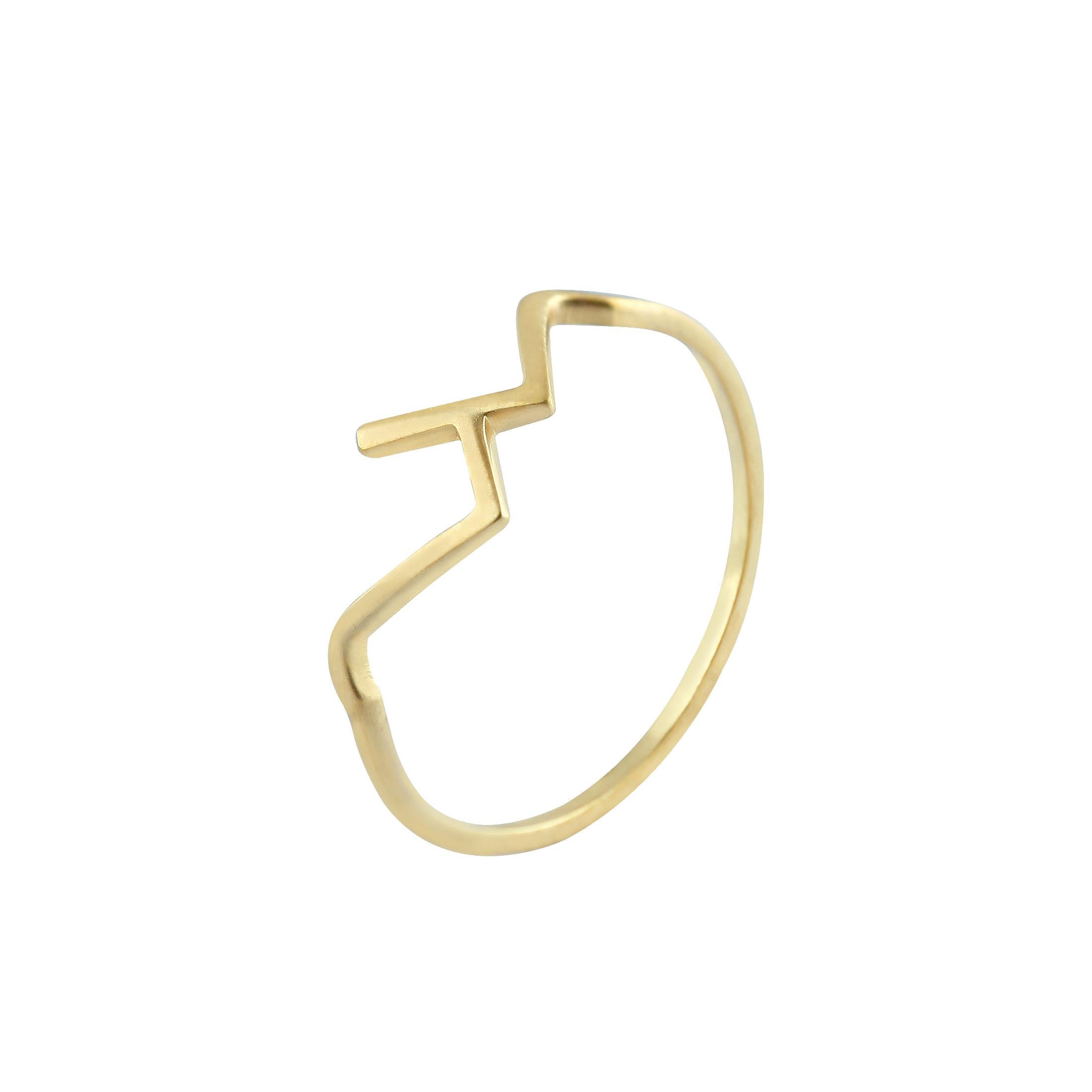 dainty stackable rings 14k gold