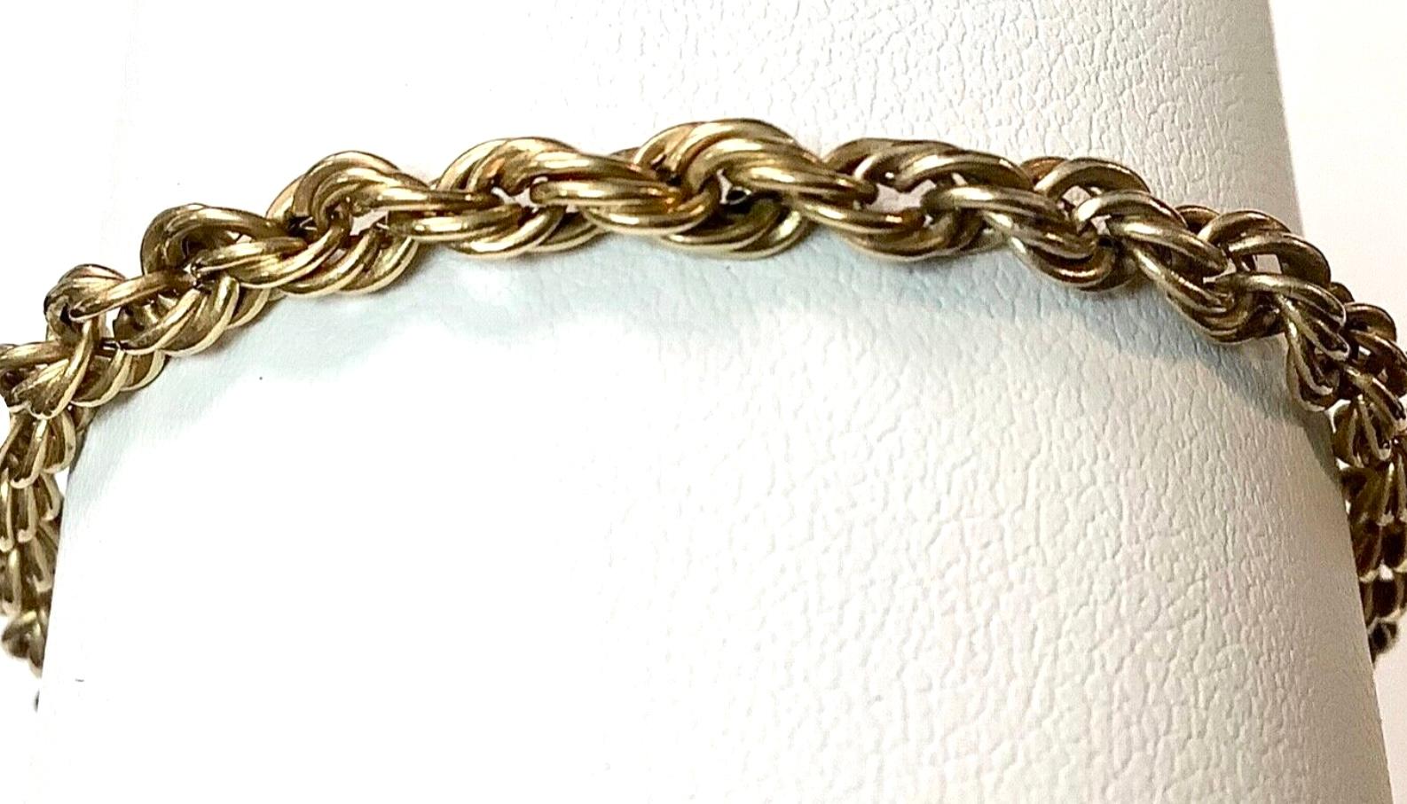 Moderno Bracciale a catena in oro 14k in vendita