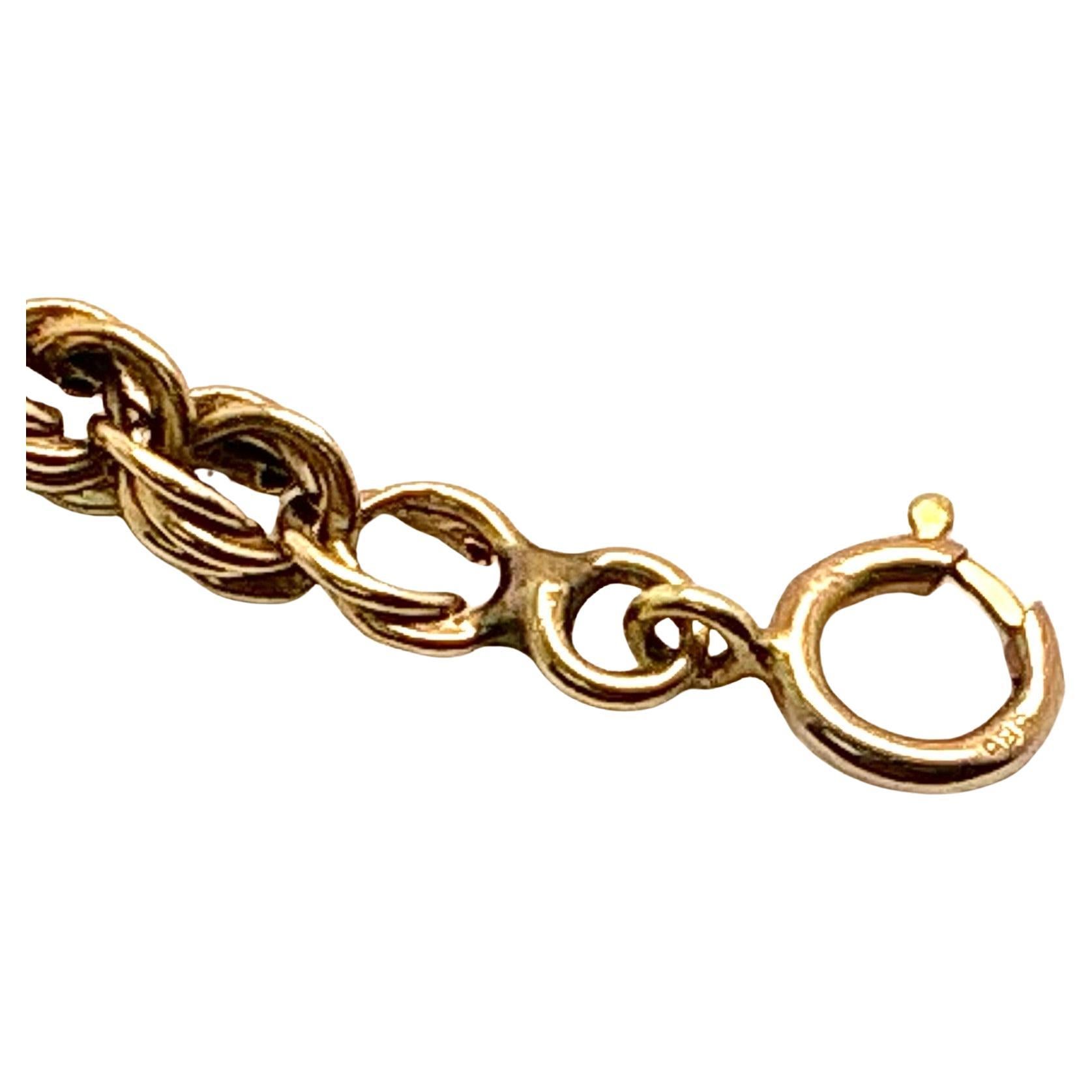 Bracciale a catena in oro 14k In condizioni buone in vendita a Bradenton, FL