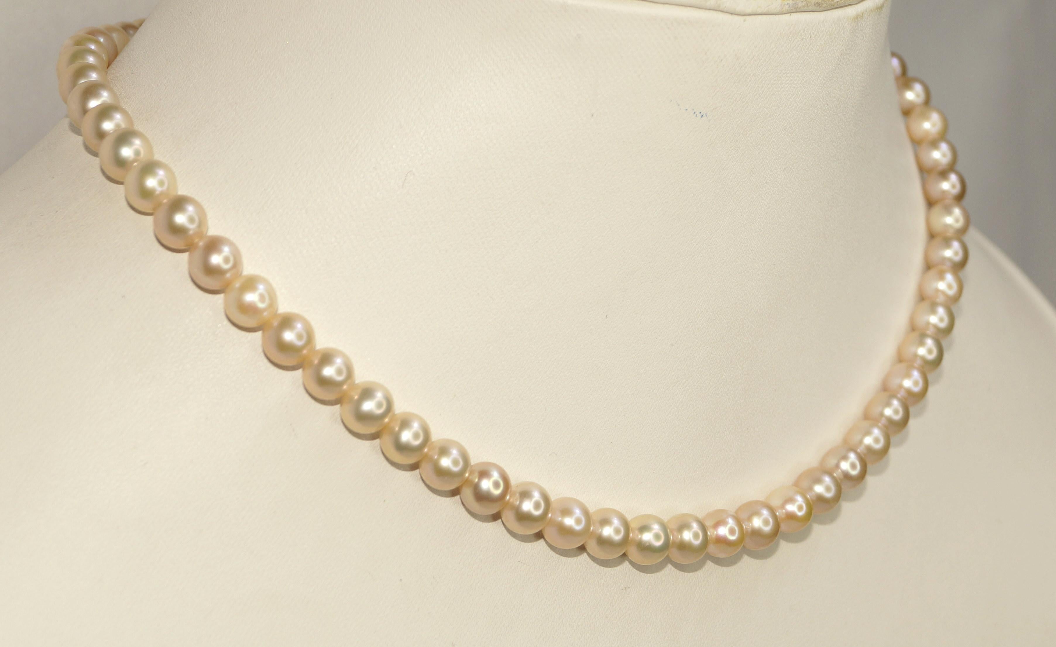 7mm pearl necklace
