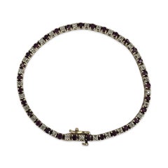 14K Gold Rubin & Diamant Tennisarmband - 2,25 tcw, 7 Zoll