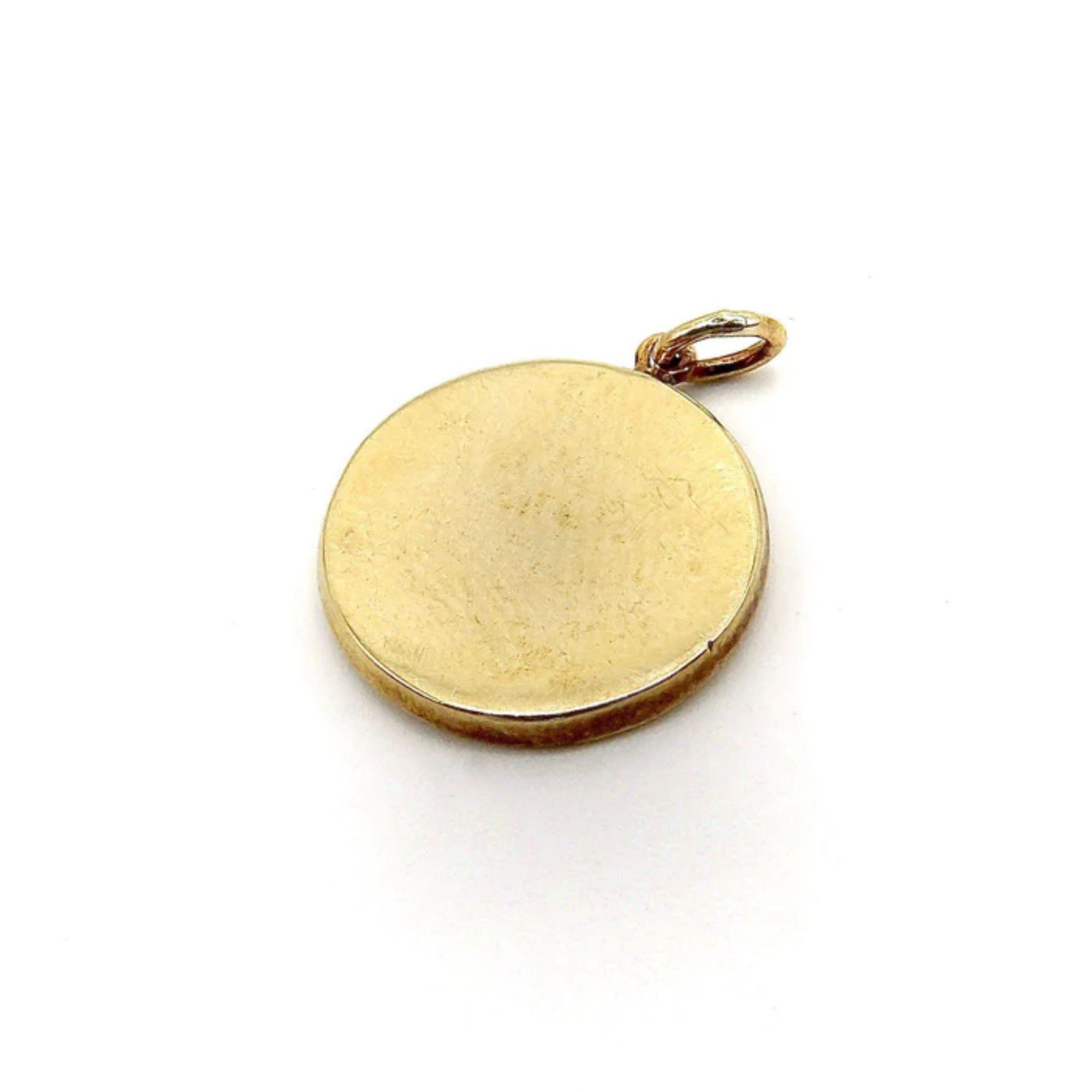 Colgante-Conejo de oro de 14k y rubí de inspiración victoriana en Nuevo estado para la venta en Venice, CA