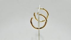 14k Gold Saks Fifth Avenue Hoops