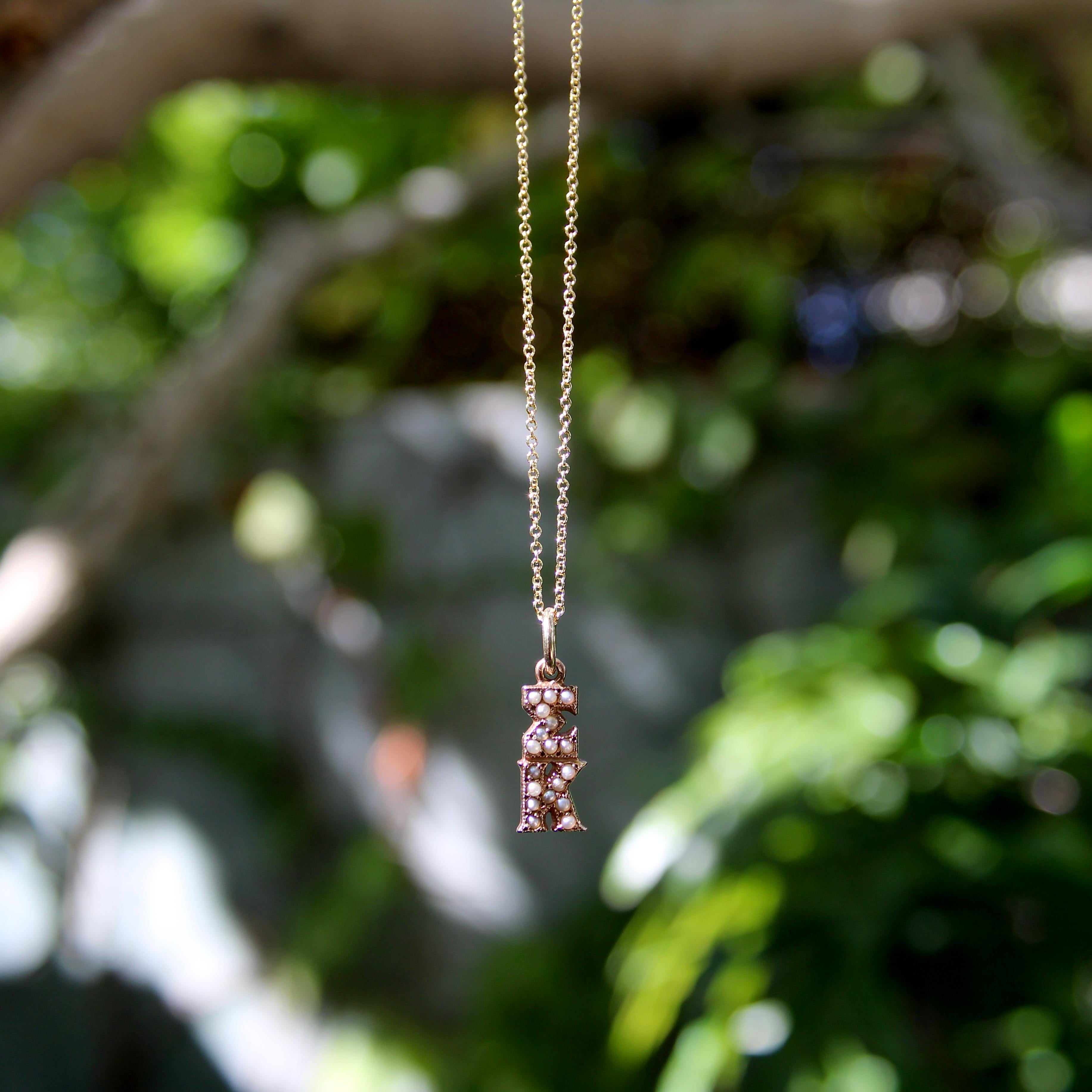 Ciondolo Sigma Kappa in oro 14 carati in vendita 2