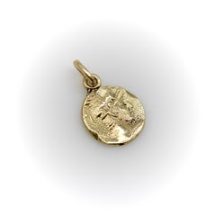 14K Gold Signature Achilles Warrior Pendant