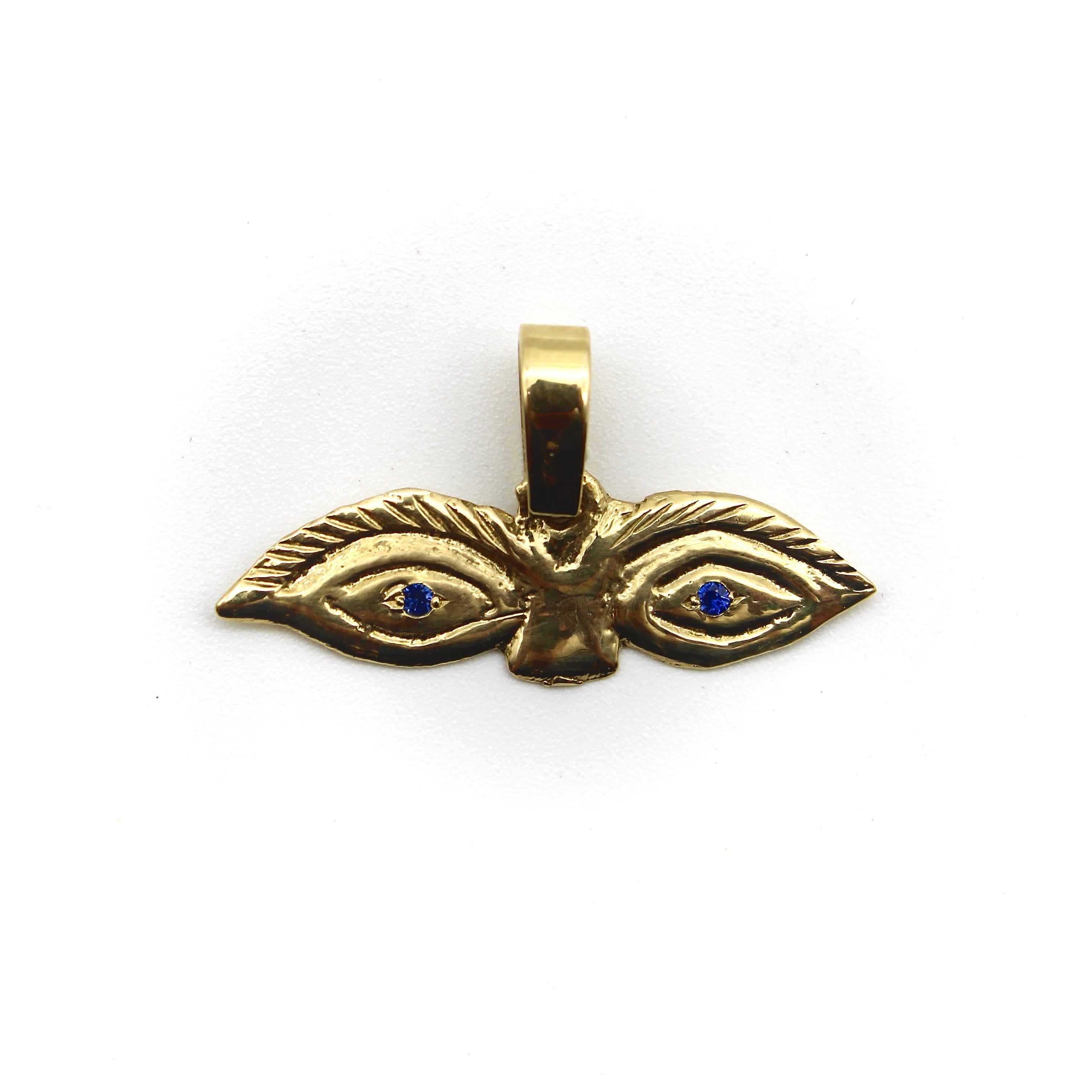 This Signature 14K gold eye charm is inspired by the Mexican religious Milagro the 