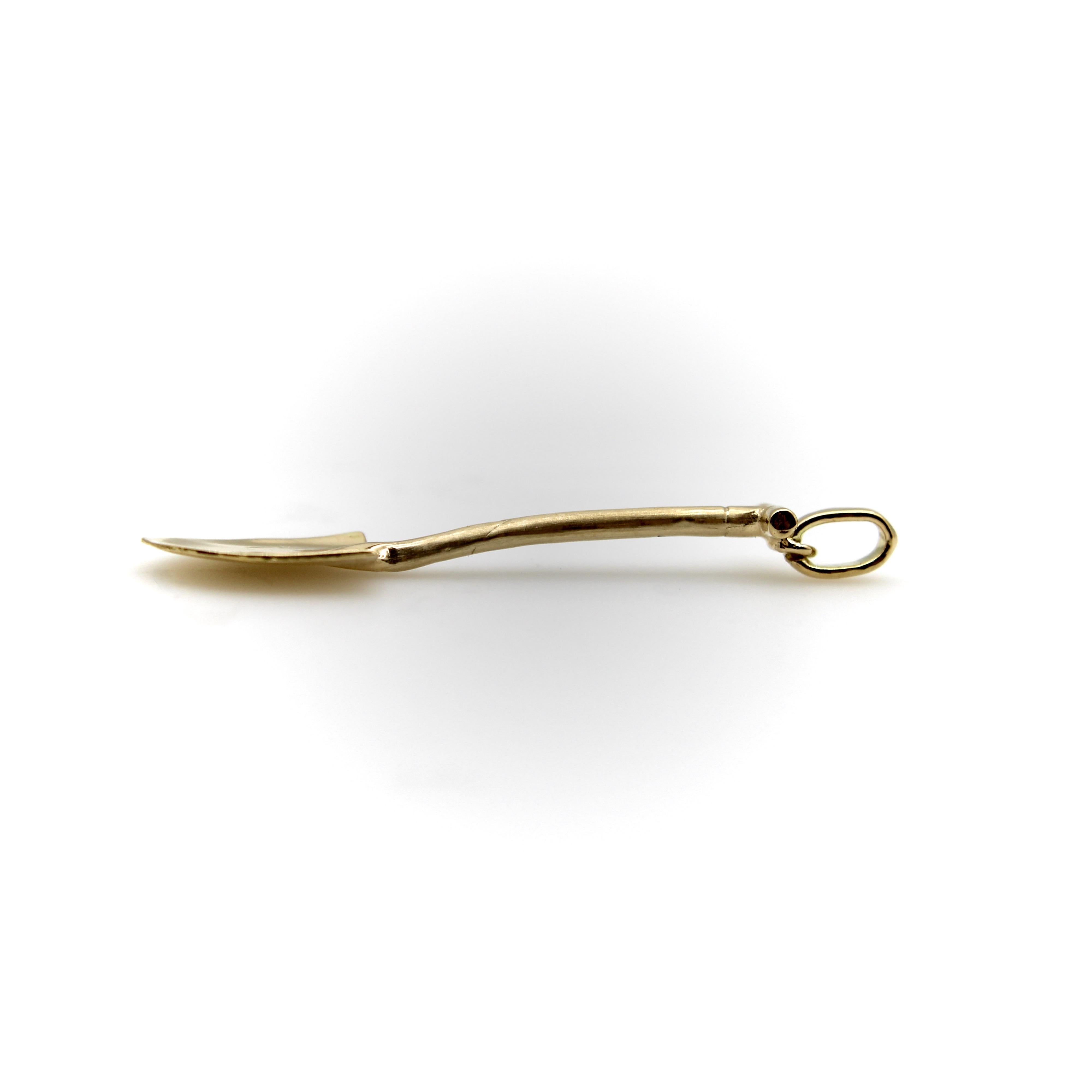 Pendentif ou breloque pelle Signature en or 14K Neuf - En vente à Venice, CA