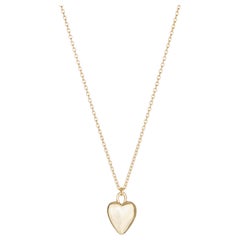 14k Gold Small Heart Pendant