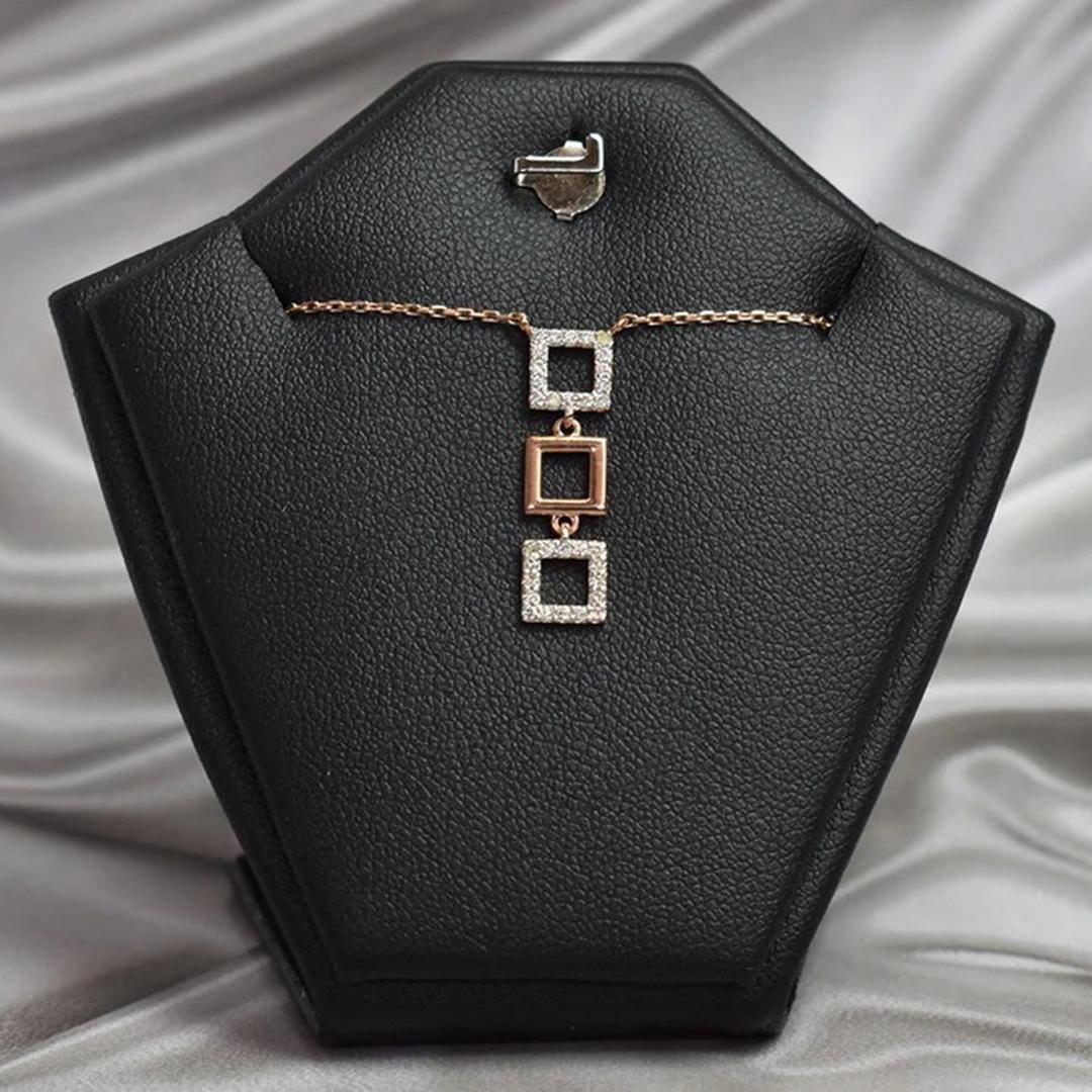 Square Drop Necklace is made of 14k solid gold available in three colors, White Gold / Rose Gold / Yellow Gold.

Lightweight and gorgeous natural genuine diamond. Each diamond is hand selected by me to ensure quality and set by a master setter in