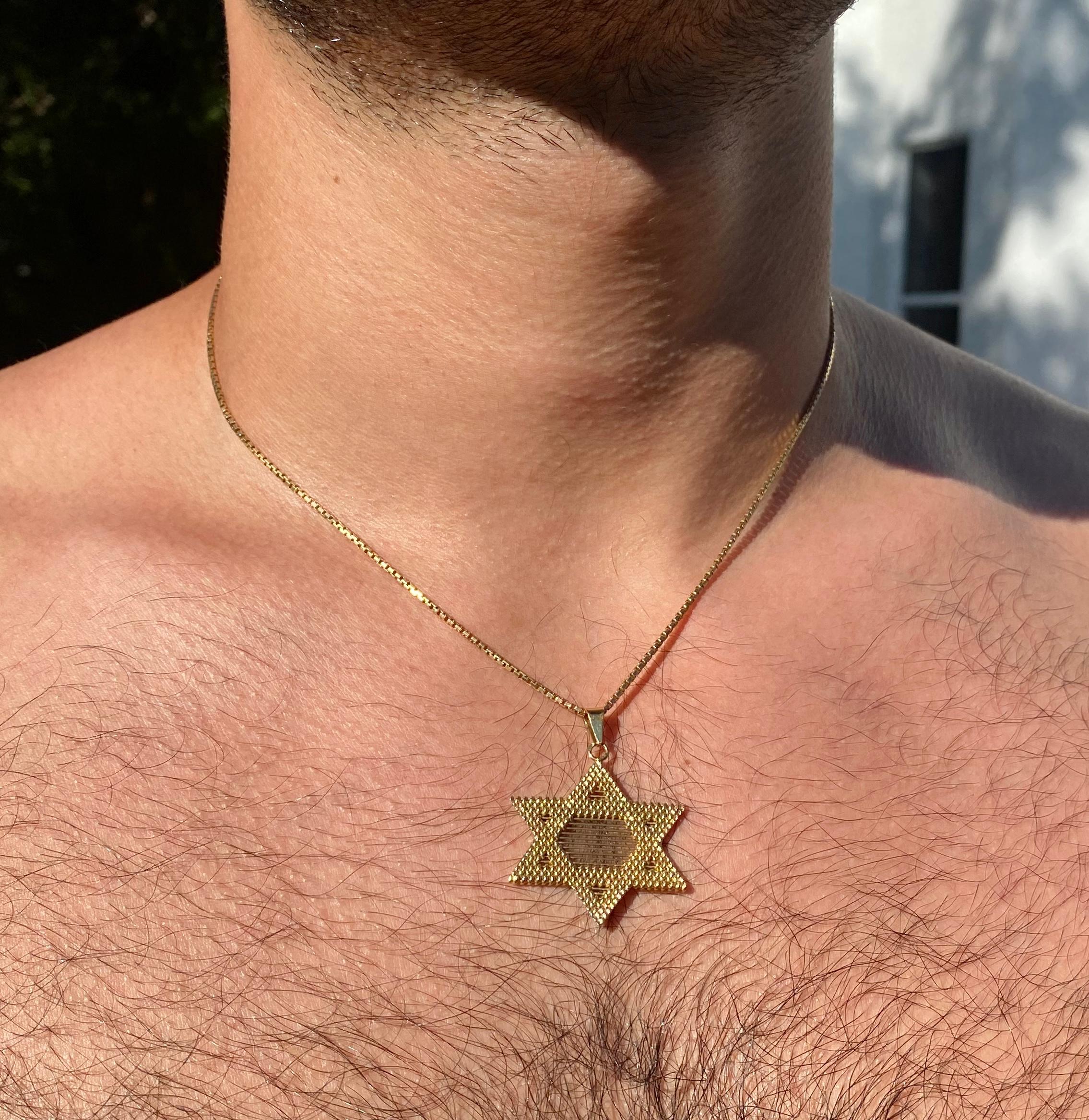 star of david necklace uk
