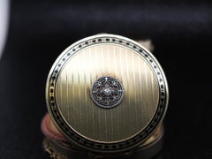 14K Gold Tiffany & Co. Lipstick Holder & Compact set with Chain.