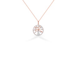 Collier arbre de vie en or 14 carats, collier spirituel et pendentif