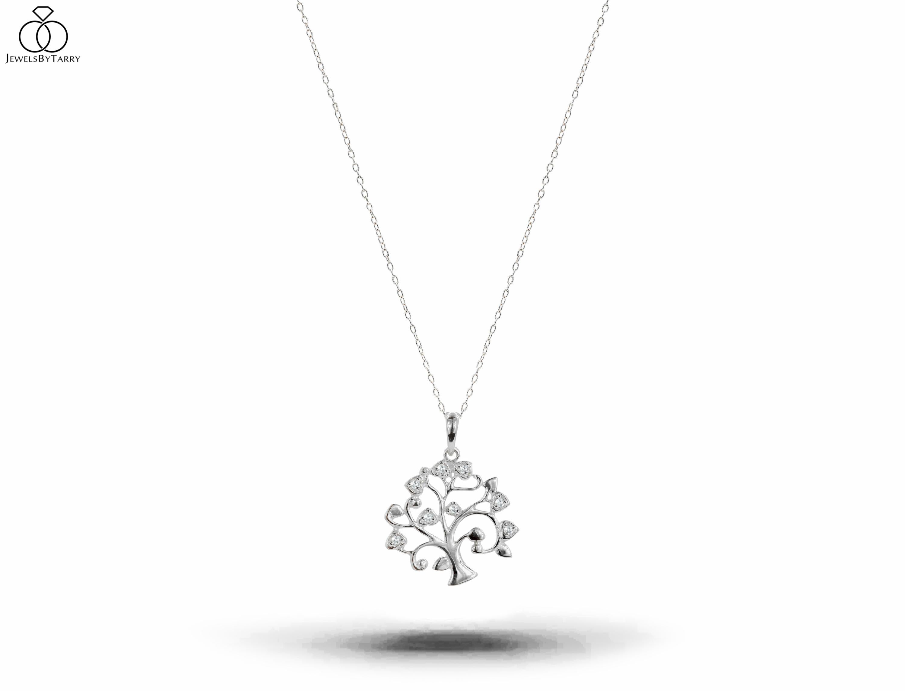 14k Gold Tree Of Life Pendant Necklace – 20mm Meaningful Jewelry Gift For Her