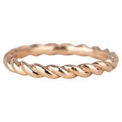 14K Gold Twisted Wedding Ring