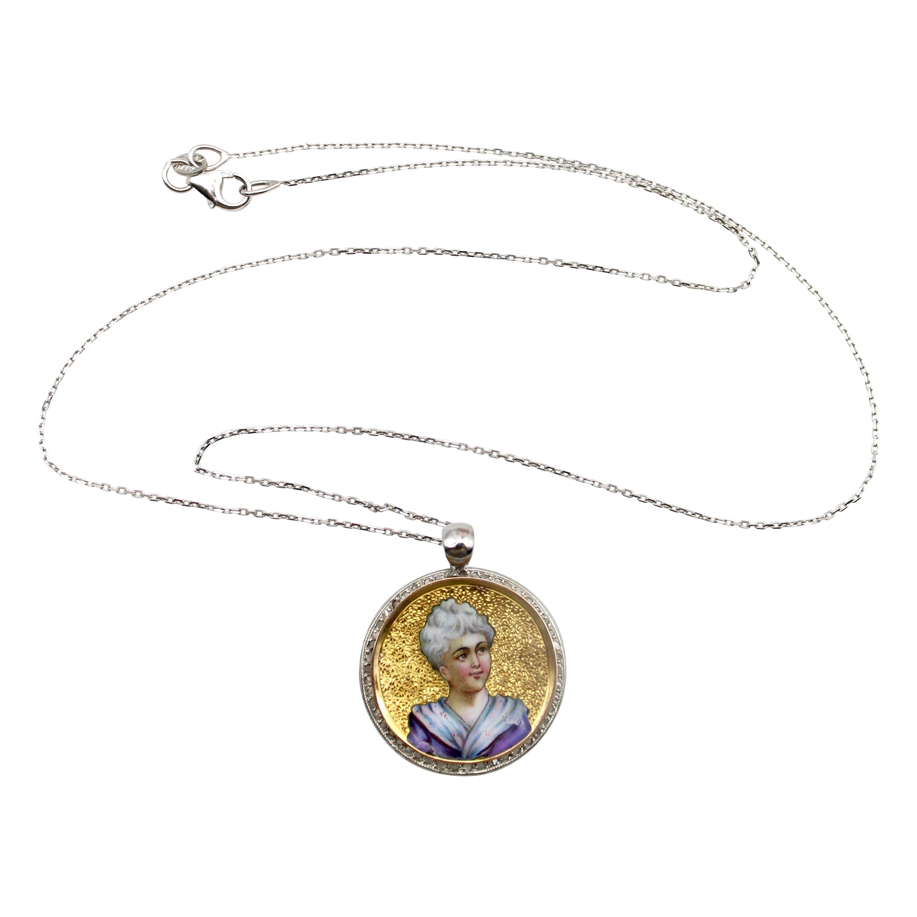 What are small portraits called?