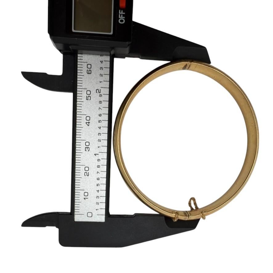 Bracciale vintage in oro 14K con catena di sicurezza, metà del XX secolo In condizioni ottime in vendita a Jacksonville, FL