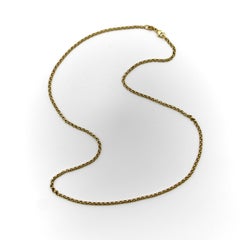 14k Gold Vintage Italian Belcher Link Chain