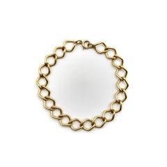 Bracciale A Link Aperto Vintage in oro 14K