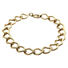 14K Gold Vintage Open Link Bracelet
