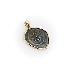 14K Gold Widow’s Mite Coin Pendant