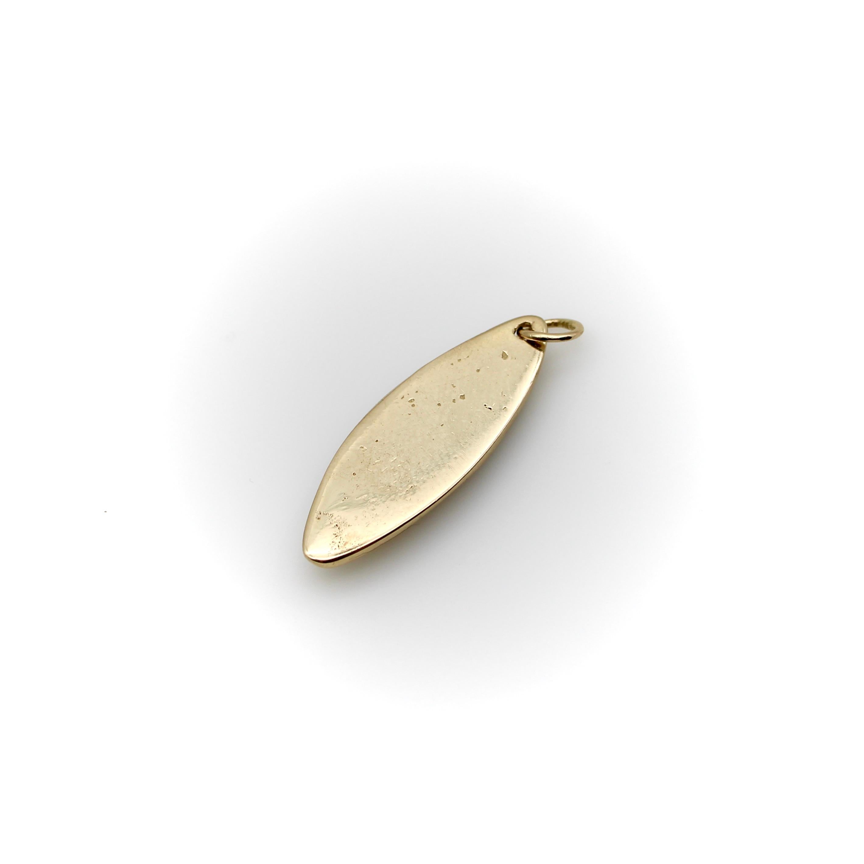 14K Gold Women’s Empowerment Vulva Pendant Charm 1