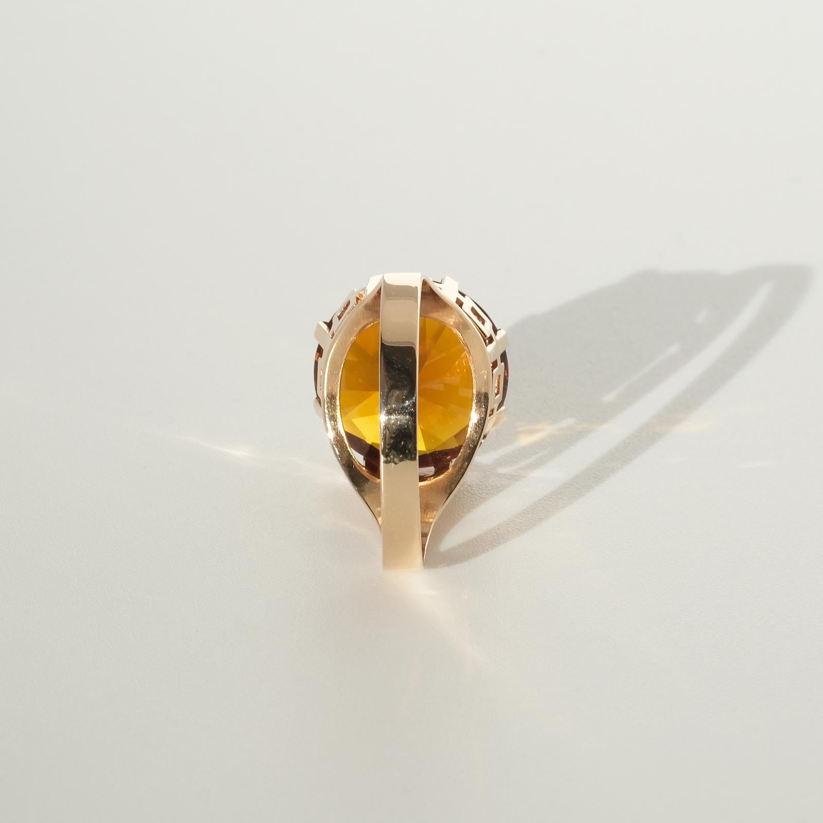 Women's 14k Gold Ring Made in 1977 For Sale