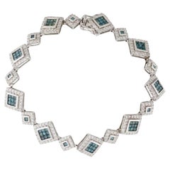14k Gorgeous Diamond Link Bracelet